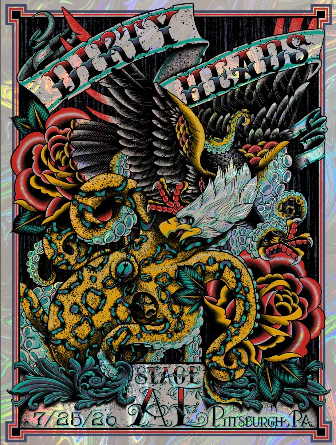 Dirty Heads - Pittsburgh, PA 2026 FOIL - Artist Edition Poster